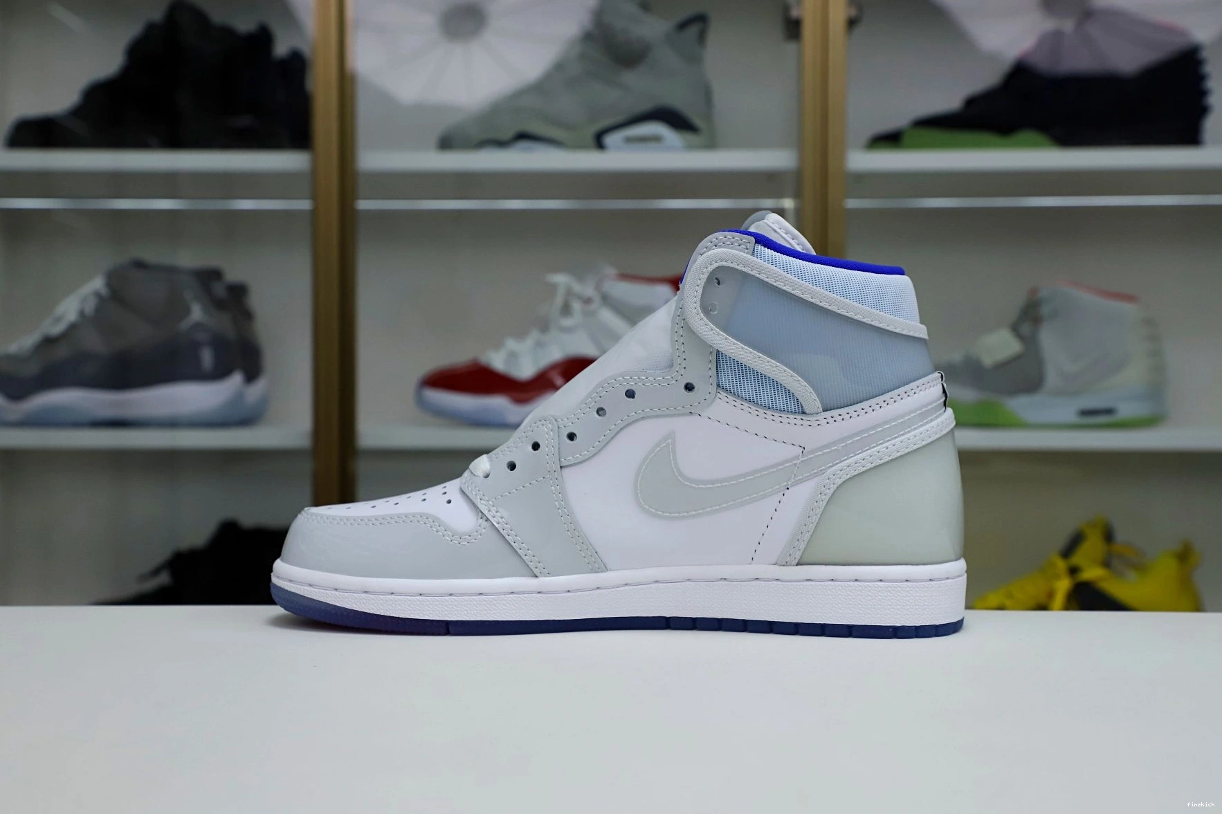 HIGH 1 AIR ZOOM JORDAN 'RACER BLUE' 0723